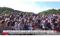 costa paradiso protestano i cittadini impianto fognario da completare