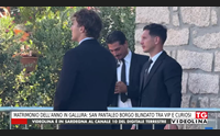 matrimonio dell anno in gallura san pantaleo borgo blindato tra vip e curiosi