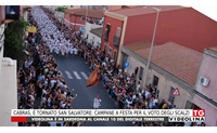cabras tornato san salvatore campane a festa per il voto degli scalzi