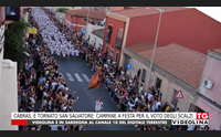 cabras tornato san salvatore campane a festa per il voto degli scalzi