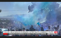 cagliari nella basilica di bonaria l ultimo saluto a gabriele e filippo