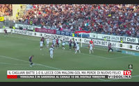 il cagliari batte 1 0 il lecce con maldini gol ma perde di nuovo felici