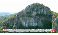 ulassai le rocce dei tacchi richiamano climber da tutta europa