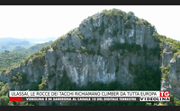 ulassai le rocce dei tacchi richiamano climber da tutta europa