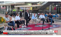 vendemmia e calici in piazza a carbonia il carignano racconta il sulcis