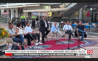 vendemmia e calici in piazza a carbonia il carignano racconta il sulcis