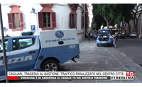 cagliari tragedia al bastione traffico paralizzato nel centro citt