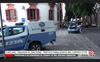 cagliari tragedia al bastione traffico paralizzato nel centro citt