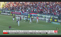 la prima volta di maldini fa sorridere il cagliari fiato sospeso per felici