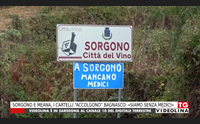sorgono e meana i cartelli accolgono bagnasco siamo senza medici