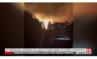 la maddalena incendio sull isola di santa maria in corso le bonifiche