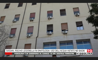 sassari rischio legionella in ematologia uso dell acqua vietato nei bagni