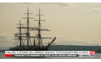 cagliari il ritorno dell amerigo vespucci tutto esaurito per le visite