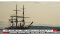 cagliari il ritorno dell amerigo vespucci tutto esaurito per le visite