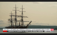 cagliari il ritorno dell amerigo vespucci tutto esaurito per le visite