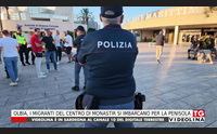 olbia i migranti del centro di monastir si imbarcano per la penisola