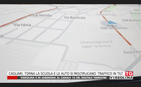 cagliari torna la scuola e le auto si moltiplicano traffico in tilt