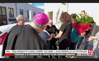 pau don modesto floris compie 103 anni l alta marmilla lo festeggia