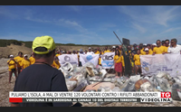 puliamo l isola a mal di ventre 120 volontari contro i rifiuti abbandonati