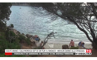 golfo aranci cala moresca set di un film il sindaco nessun danno alla spiaggia