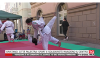 oristano citt palestra sport e solidariet invadono il centro