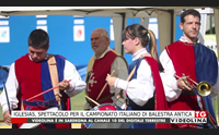 iglesias spettacolo per il campionato italiano di balestra antica