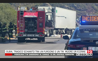 olbia tragico schianto tra un furgone e un tir muore un 61enne