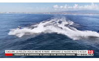 cagliari la polizia vigilia anche in mare arrivano le nuove moto d acqua