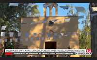 vallermosa santa maria la piccola chiesa campestre della grande devozione