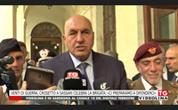 venti di guerra crosetto a sassari celebra la brigata ci prepariamo a difenderci