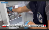 cagliari 21 chili di droga nascosti in frigorifero un arresto della polizia