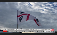 caro carburanti protesta degli imprenditori del sulcis sulla ss195