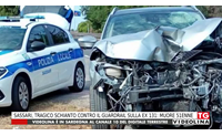 sassari tragico schianto contro il guardrail sulla ex 131 muore 51enne