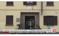 carbonia maxi rissa in via dalmazia i carabinieri arrestano sei persone