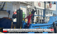 la nave lira lascia la sardegna era ormeggiata al porto di olbia dal 2o19