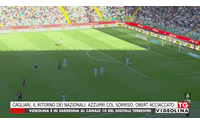 cagliari il ritorno dei nazionali azzurri col sorriso obert acciaccato