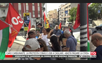 caro carburante la protesta cobas e usb a cagliari basta pagare la crisi