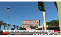 cagliari debutta la rotatoria in viale la plaia al via la nuova viabilit