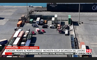 cagliari morte al porto canale inchiesta sulla sicurezza del lavoro
