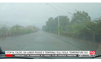 stop al caldo da luned piogge e temporali sull isola temperature gi