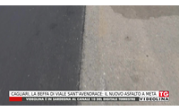 cagliari la beffa di viale sant avendrace il nuovo asfalto a met