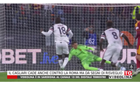 il cagliari cade anche contro la roma ma d segni di risveglio