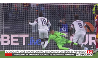 il cagliari cade anche contro la roma ma d segni di risveglio