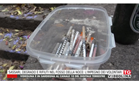 sassari degrado e rifiuti nel fosso della noce l impegno dei volontari