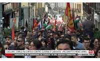 cagliari 15mila in corteo contro guerra e carovita pi diritti e meno armi