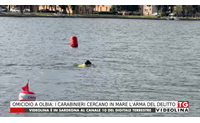 omicidio a olbia i carabinieri cercano in mare l arma del delitto